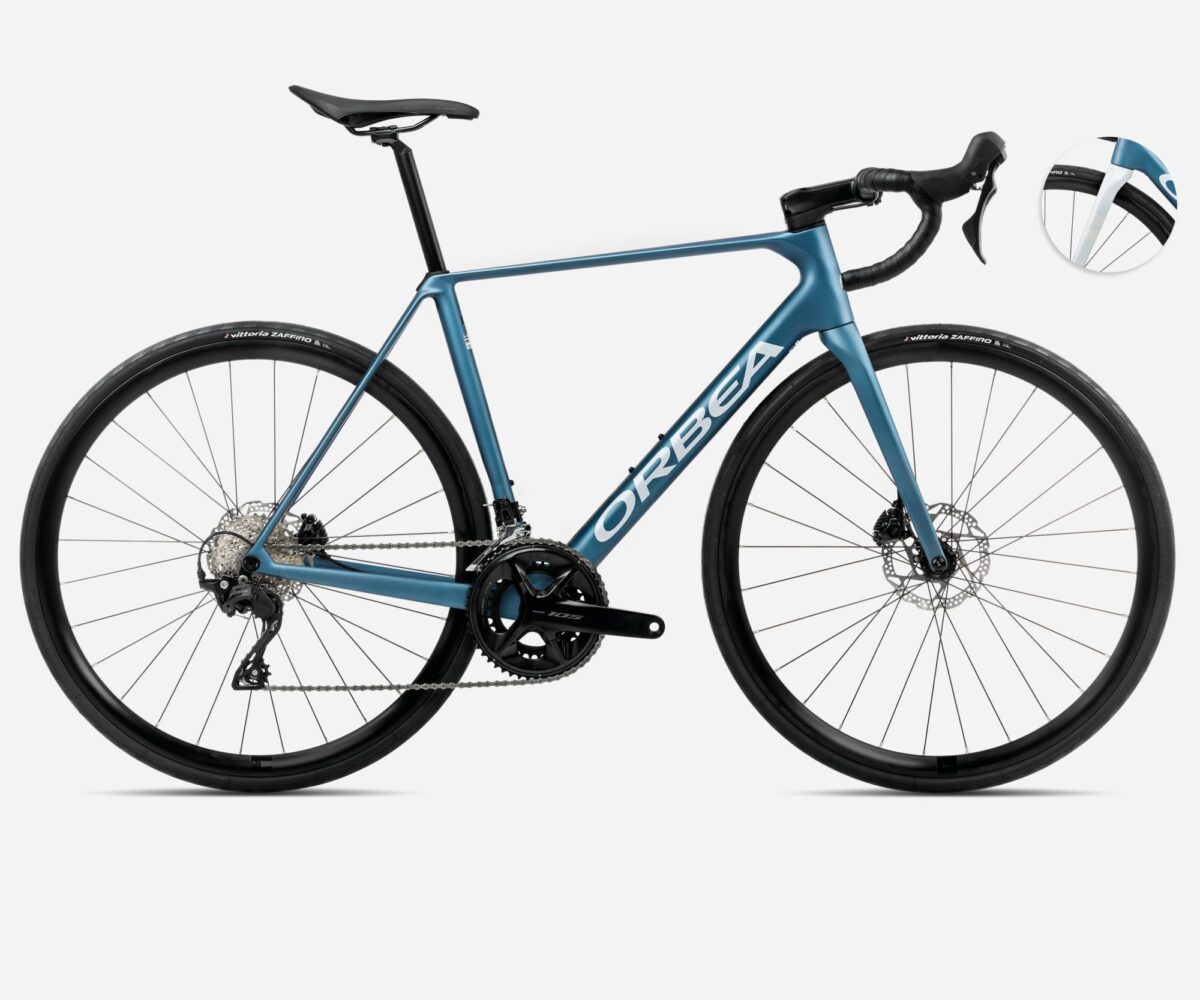 Bicicleta Orbea Orca M30 Slate Blue-Halo Silver (Matt)